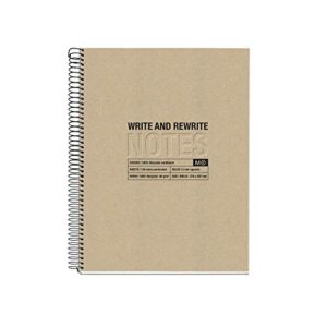 Miquelrius 6028 - Cuaderno Espiral A4, Tapa Dura, 120 Hojas Cuadrícula Interior, 4 Colores Craft